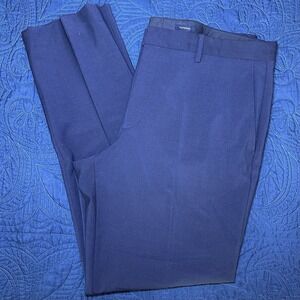 J Crew Pants Mens 36x32 Navy Blue Thompson Tapered Fit Classic Stretch Wool
